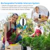 ChunHee Intercoms Wireless for Home 16 Channels Long Standby Caregiver Wireless Intercom System for Elderly 1640ft Portable Intercom Two Way Room to Room Communication Intercom for Home Use, 4 Pack view 2