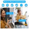 ChunHee Intercoms Wireless for Home 16 Channels Long Standby Caregiver Wireless Intercom System for Elderly 1640ft Portable Intercom Two Way Room to Room Communication Intercom for Home Use, 4 Pack view 3