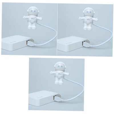DOITOOL 3pcs Night Light for Kids USB Light Beside Lights Bed Lamp Bedside Lamp Notebook Child Laptop Light