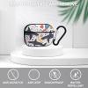 White Sharks Corals Wallpaper Design Case Compatible with AirPod Pro Case 2019 with Keychain Shockproof Protective view 3