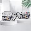 White Sharks Corals Wallpaper Design Case Compatible with AirPod Pro Case 2019 with Keychain Shockproof Protective view 4
