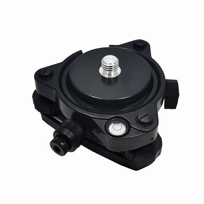 Sveymappe Black Tribrach with Optical Plummet & GPS Tribrach Adapter Carrier with 5/8" x11 Mount Rotate Screw for Total Station GPS GNSS