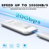 iDiskk Plug-Play 512GB HIgh Speed 2000MB/s Portable SSD |Pocket-Sized | USB 3.2 Gen 2x2 | External Solid State Drive | Photo Stick Compatible with Xbox,PS4,iPad,PC&Mac,PC,Android Phones,Cameras view 3