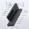 iVANKY 14-in-1 FusionDock Pro 1 for M2/ M3/ M4/ M5 MacBook DisplayLink Docking Station with 150W Power Adapter, Triple 4K@60Hz Monitor Mac Air/Pro Dock 3HDMI 2.0, 96W PD, 6 USB, Ethernet SD/TF Audio view 2