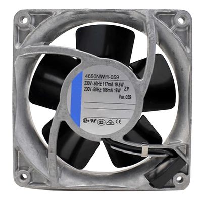 230V 4650NWR-059 117mA/106mA 19.5W/18W 12038 Cooling Fan 120X120X38MM 2-PIN