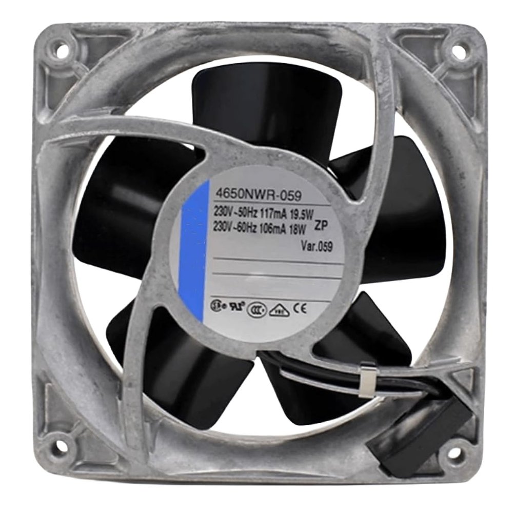 230V 4650NWR-059 117mA/106mA 19.5W/18W 12038 Cooling Fan 120X120X38MM 2-PIN