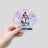 Zyadsinoudor 50 Pcs Have Yousuelf A Merry Little Christmas Vinyl Stickers Motivational Bible Scripture Vinyl Stickers Durable Round Decal Sticker Pack Perfect for Water Bottle Laptop Phone 3inch view 2