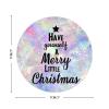 Zyadsinoudor 50 Pcs Have Yousuelf A Merry Little Christmas Vinyl Stickers Motivational Bible Scripture Vinyl Stickers Durable Round Decal Sticker Pack Perfect for Water Bottle Laptop Phone 3inch view 3