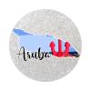Zyadsinoudor Aruba Stickers 50 Pcs National Park Stickers Pack City State Downtown Waterproof Water Bottle Stickers Round Decals for Wall Laptop Water Bottles Cup Holiday 3inch view 1