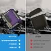 Maxjoy for AirPods 2nd Generation Case Cover, AirPods Case with Lock Gen 2 Hard Shell Shockproof Protective Cover with Keychain Cleaner Kit Compatible with Apple AirPods2 AirPods1, Carbon Fiber Purple view 3