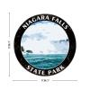 Zyadsinoudor Niagara Falls State Park Stickers 50 Pcs Vacation Momento Vinyl Decal City State Peel and Stick Round Labels Stickers for Adults Teens Kids Water Bottle Phone Cup Stickers 3inch view 3