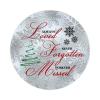 Zyadsinoudor 50 Pieces Always Loved Never Forgotten Forever Missed Vinyl Sticker Decal Christmas Word Stickers Pack Christmas Saying Round Labels Stickers for Water Bottle Laptop Stickers Cup 2inch view 1