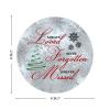 Zyadsinoudor 50 Pieces Always Loved Never Forgotten Forever Missed Vinyl Sticker Decal Christmas Word Stickers Pack Christmas Saying Round Labels Stickers for Water Bottle Laptop Stickers Cup 2inch view 3