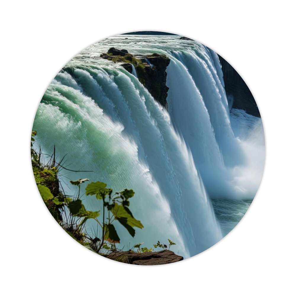 Zyadsinoudor Niagara Falls State Park Stickers 50 Pcs Hometown Laptop Stickers City Scenery Waterproof Round Decal Sticker Pack Perfect for Water Bottle Laptop Computer Phone 3inch