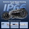 4K/8.0 Megapixel & 130 Ultra Wide-Angle 2-Way Audio PoE Outdoor Home Security Camera System Wired Outdoor Video Surveillance IP Cameras System view 4