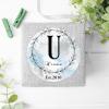 Zyadsinoudor 50 Pcs Initial Letter U Vinyl Stickers Monogram Floral Wreath Stickers Pack Single Letter Waterproof Personalized Sticker Vinyl Stickers for Laptop Water Bottles Bumper Phone 3inch view 4