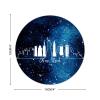 Zyadsinoudor 50 Pieces America New York Skyline Vinyl Laptop Sticker Landscape Sticker Decal City Scenery Waterproof Round Labels Stickers for Water Bottle Laptop Stickers Cellphone Cup 4inch view 3