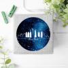 Zyadsinoudor 50 Pieces America New York Skyline Vinyl Laptop Sticker Landscape Sticker Decal City Scenery Waterproof Round Labels Stickers for Water Bottle Laptop Stickers Cellphone Cup 4inch view 4