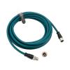 AConnect M12 8 Position X-Code Male to Female Aviation Sensor Connector Industrial Cable High Flexible Shielded Waterproof Cord for Device Network, Fieldbus Module 10M view 1