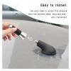 Sylvil Car Short Antenna, 1.37" Aluminum Radio Antennas Replacement, Carbon Fiber Antenna Kit with Screws, AM/FM Roof Mount Car Radio Reception Antennas Mast for Most Cars SUVs (Silver) view 3