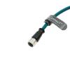 AConnect M12 8 Pin X-Code Male to M12 X-Code Female Sensor Connector High Flexible Waterproof Industrial Cable for Cognex Industrial Cameras Automation Device Network 1M view 3