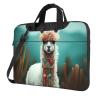 Alpaca Laptop Bag for Woman Men Computer Bag Portable Laptop Shoulder Bag Laptop Case Cover 13 inch view 1