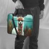 Alpaca Laptop Bag for Woman Men Computer Bag Portable Laptop Shoulder Bag Laptop Case Cover 13 inch view 2