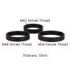 Telescope Accessory Set M42/M48/M54 X0.75 Female Thread Extension Adapter Female to Female Thread Length 10MM for Camera Telescope Camera (Color : M54x0.75 Female 10mm) view 3