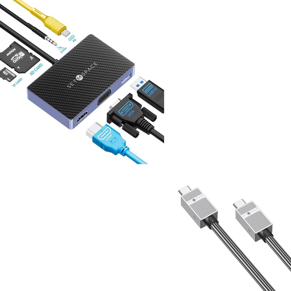 USB C Docking Station, USB C Charging Cable