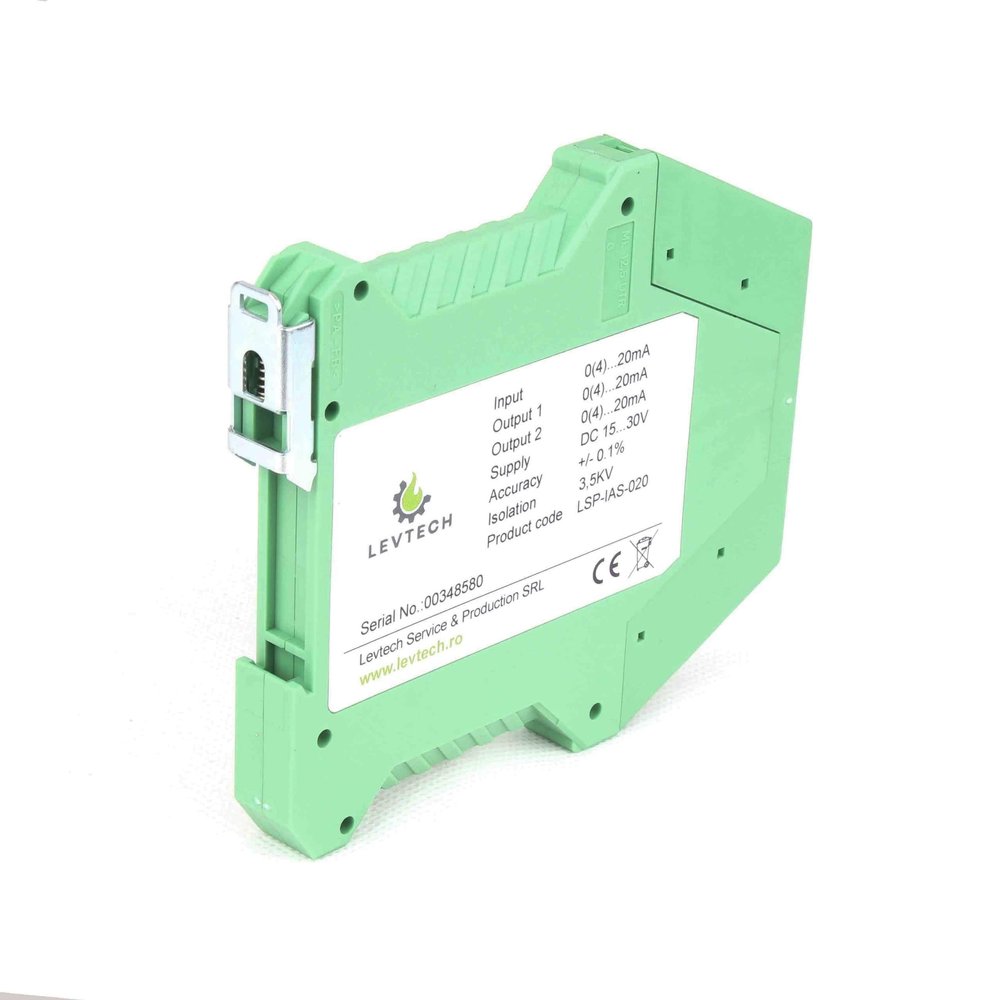 Levtech - Industrial Isolated Splitter for Analog Signals - 4-20mA / 0-10V / 0-5V (0-10V)