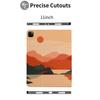Abstract Painting Mountains SunshineCase for iPad Pro 11 Inch Case 2020(2nd Gen) with Pencil Holder, Smart iPad Case Support Touch ID and Auto Wake/Sleep view 3