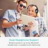 MEE audio Connect Air in-Flight Bluetooth Wireless Audio Transmitter Adapter(White) & MEE audio KidJamz KJ45BT Children's Safe Listening Bluetooth Wireless Headphones(Blue) Bundle view 4
