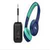 MEE audio Connect Air in-Flight Bluetooth Wireless Audio Transmitter Adapter(Black) & MEE audio KidJamz KJ45BT Children's Safe Listening Bluetooth Wireless Headphones(Blue) Bundle view 1
