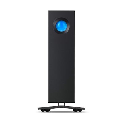 LaCie d2 Professional 24TB External Hard Drive Desktop HDD  USB-C USB 3.1 Gen 2, 7200 RPM Enterprise Class Drives, for Mac and PC Desktop, 1mo Adobe CC All Apps Plan, Rescue Services (STHA24000800)