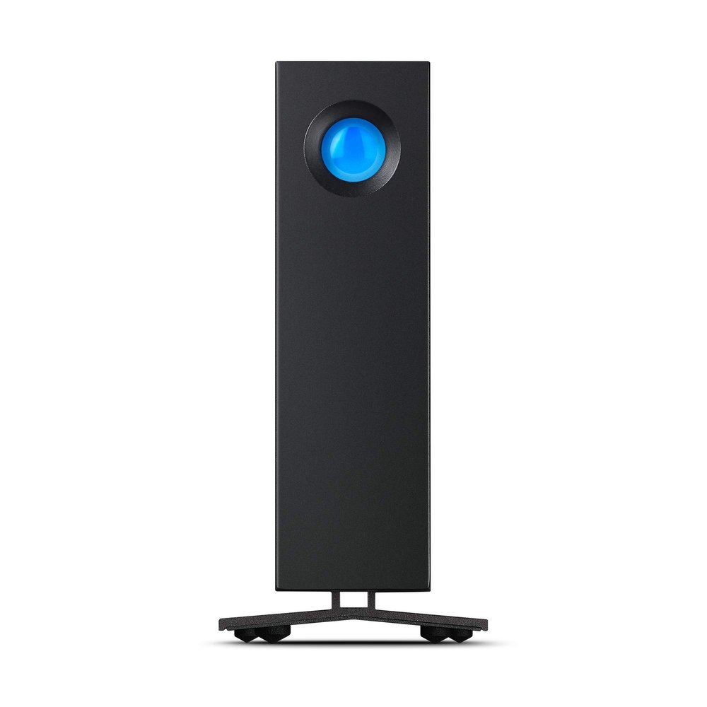 LaCie d2 Professional 24TB External Hard Drive Desktop HDD USB-C USB 3.1 Gen 2, 7200 RPM Enterprise Class Drives, for Mac and PC Desktop, 1mo Adobe CC All Apps Plan, Rescue Services (STHA24000800)