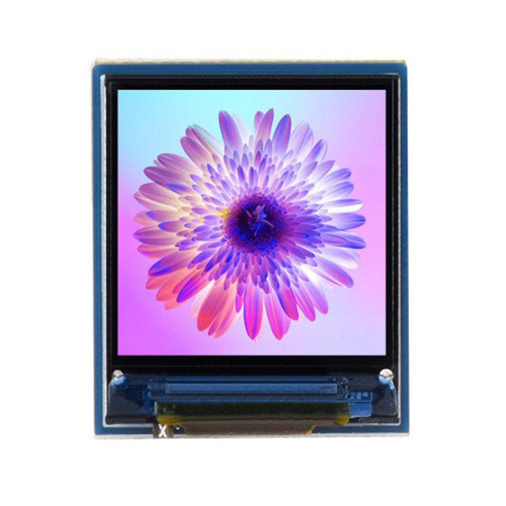 0.85inch LCD Display Module Compatible with Raspberry Pi IPS Screen Panel 128128 Pixels Resolution SPI Interface 65K colors GC9107 Driver Supports Pi/Arduino/STM32/ESP32/RP2040/Jetson series