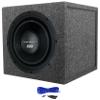 Audiosavings Bundle: Power Acoustik BAMF-124 12" 3500 Watt Car Subwoofer Bundle with Complete Single Sub Box Enclosure Installation Kit + Rockville RS12 Single 12" Subwoofer Enclosure Box (3 Items) view 1
