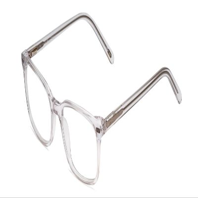 Calabria Ernest 4852 Rectangular Blue Light Blocking Reading Glasses +2.25 Clear Crystal Silver Glitter Men Women