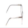 Calabria Ernest 4852 Rectangular Blue Light Blocking Reading Glasses +1.50 Clear Crystal Silver Glitter Men Women view 2