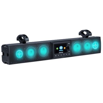 Memphis Audio MXSB24V3 24 soundbar with a Full Color Screen with a Video Input