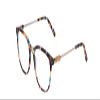 Calabria Ernest 4859 Cat-Eye Blue Light Blocking Reading Glasses +1.25 Blue Rose Plum Yellow Tortoise Havana Silver Women view 1