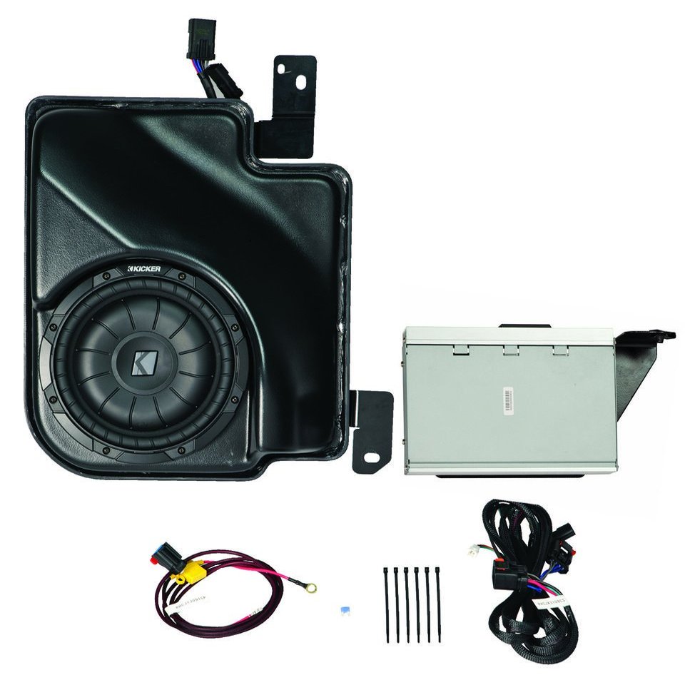 Kicker PSIEXT07 Powered Subwoofer Amp Fits 2007-2014 Silverado (Renewed)
