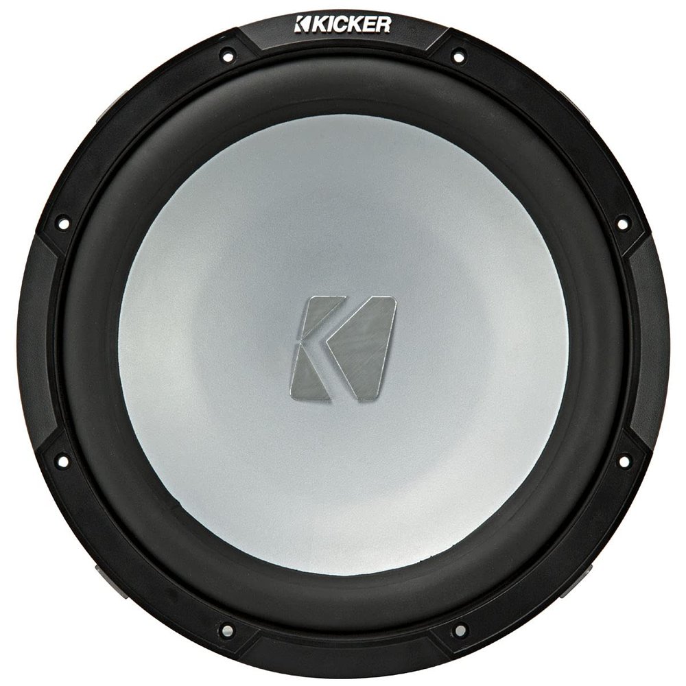 KICKER KMF12 12-inch (30cm) Weather-Proof Subwoofer for Freeair Applications, 2-Ohm (Renewed)