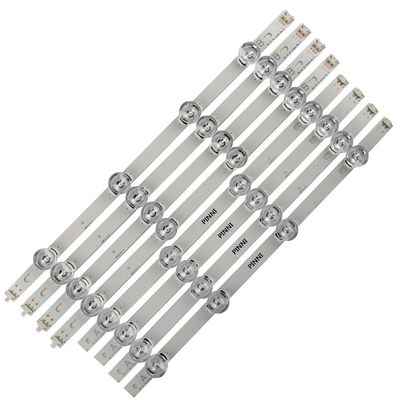 BrewJa New Kit 8pcs LED Backlight Strip Compatible with LG 42" TV Compatible with Innotek DRT 3.0 42" A/B Type 42LB5500 42LB5600