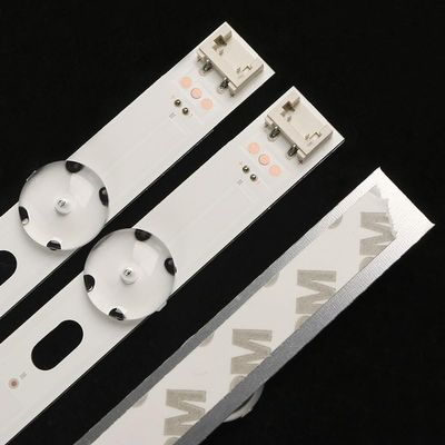 BrewJa 7LEDs 830mm LED Backlight Strip Compatible with LC43490058A Compatible with LG 43UK6300PLB43UJ634V 43LJ61_FHD_L LC43490059A Innotek 17Y 43inch_A (Color : 1TV(6pcs))