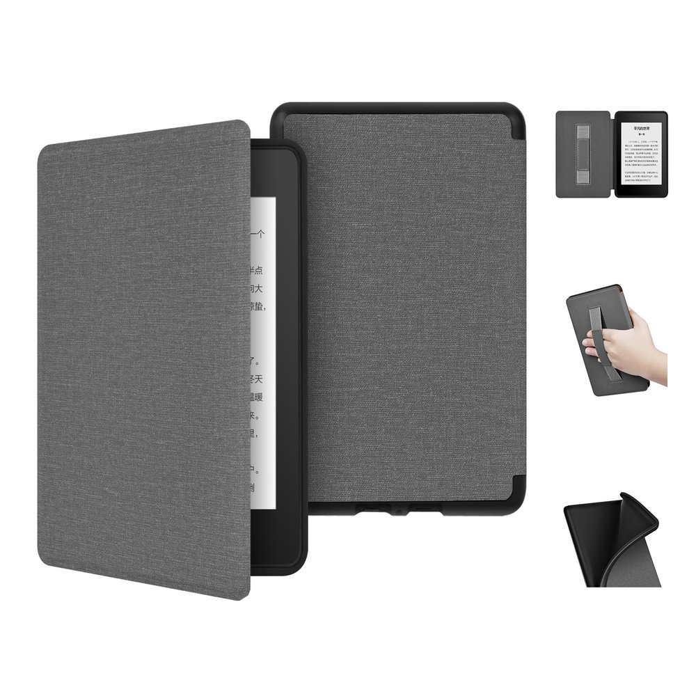Case for 6.8 Inch Kindle Paperwhite 11th Generation2021 Release - Model: No. M2L3EKWater Proof TPU Cover,Drop-Proof and Durable,with Hand Strap