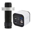 4K UHD 30fps HDMI USB Output Digital Industrial Microscope Camera & 120X C-Mount Lens view 1