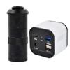 4K UHD 30fps HDMI USB Output Digital Industrial Microscope Camera & 100X C-Mount Lens view 1