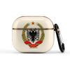 Albanian Eagle Case Cover Compatible with AirPods 3 Portable Protective Headphone Case with Keychain view 1