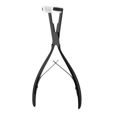 GlamorDove Tape in Hair Extension Pliers Stainless Steel Hair Sealing Pliers Flat Sutface Tape in Pliers for Human Hair Extension with Silicone Pad Jaws Hair Styling